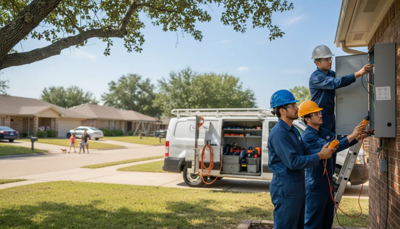 Certified electrician providing emergency electrical services in Aurora, UT